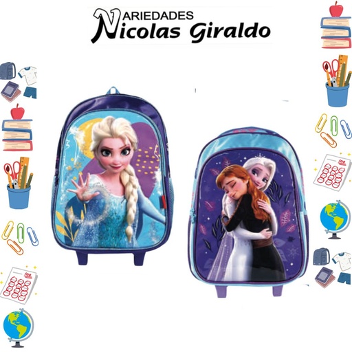[624-018-1582] Morral prim. grande ruedas frozen