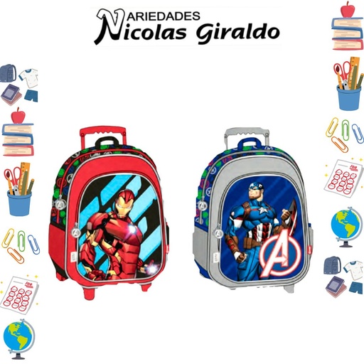 [622-003-1510] Morral prim. ruedas grande avengers