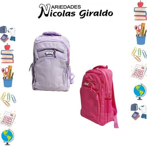 [JWMR-3] Morral wilpa grande fondo entero dama #16.5