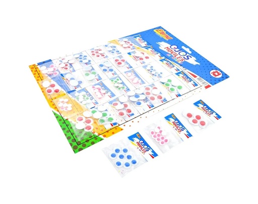[ET559] Ojos para peluche colores Carton x24