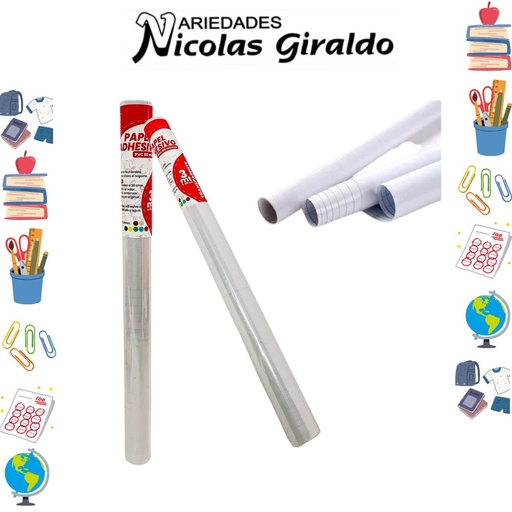 [GR240] Papel contac transparente 3 metros