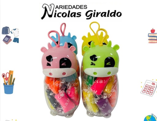 [PT21122] Plastilina molde figura vaquita