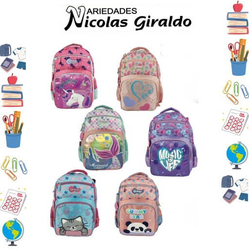 [3956-019] Morral prim. super 17 niña